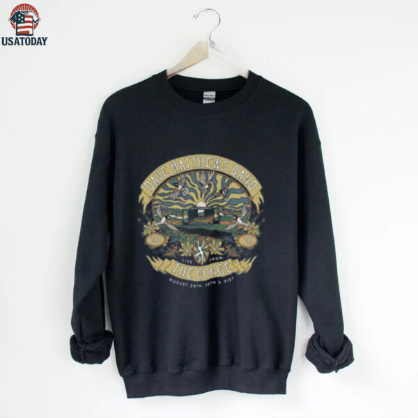 Official Dave Matthews Band Shop Gorge 2025 Set ListNew Shirt