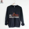 Official Detroit Tigers 2025 AL Wild Card Postseason Celebration Shirt