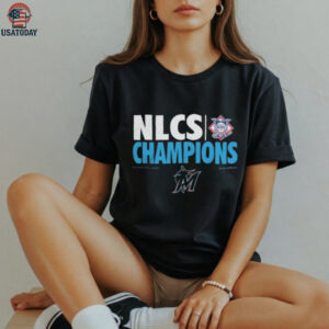 Official Miami Marlins 2025 NLCS Champions MLB Postseason Shirt