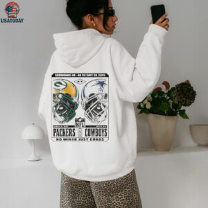 Official NFL History Made Scorigami! Cowboys 40 – 40 Packers Game Tie September 28, 2025 Shirt