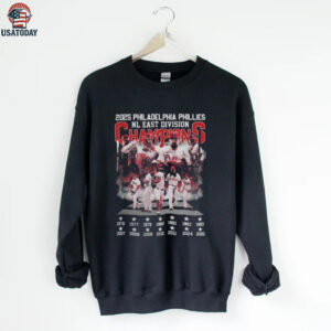 Official Philadelphia Phillies 2025 NL East Division Champions Road To October 1976 2025 Shirt