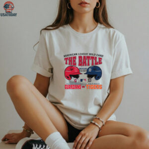 Official The Battle Cleveland Guardians Vs Detroit Tigers 2025 MLB AL Wild Card Matchup T Shirt