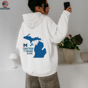 Official Wolverines And Lions Together For Grand Blanc Michigan Shirt