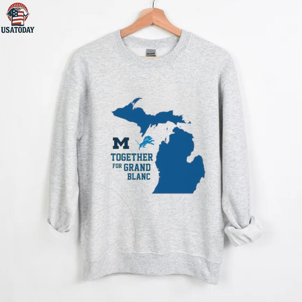 Official Wolverines And Lions Together For Grand Blanc Michigan Shirt Official Wolverines And Lions Together For Grand Blanc Michigan Shirt