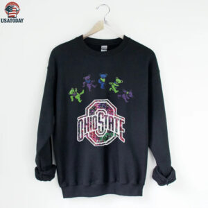 Ohio State Buckeyes x Grateful Dead night 2025 bears logo shirt