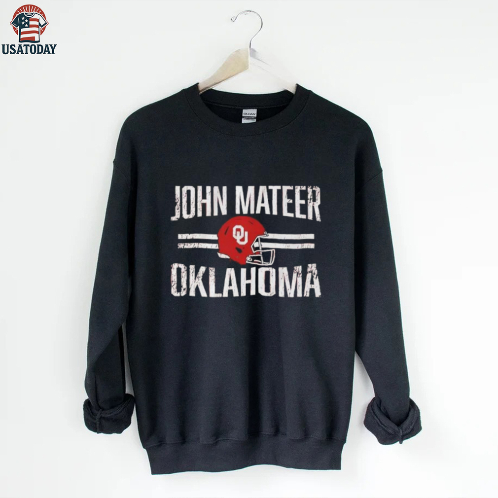 Oklahoma Sooners Football John Mateer Helmet Hero shirt Oklahoma Sooners Football John Mateer Helmet Hero shirt
