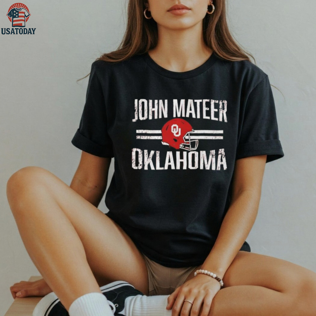 Oklahoma Sooners Football John Mateer Helmet Hero shirt Oklahoma Sooners Football John Mateer Helmet Hero shirt