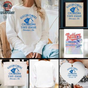 Okmulgee Glassblowers Oklahoma State League Baseball Shirt