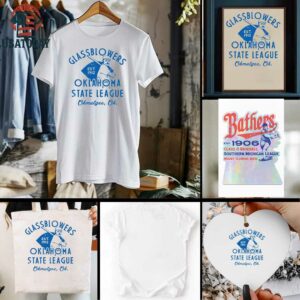 Okmulgee Glassblowers Oklahoma State League Baseball Shirt