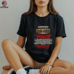 One Bite Pizza Festival 2025 the greatest gathering of pizzerias ever vintage shirt