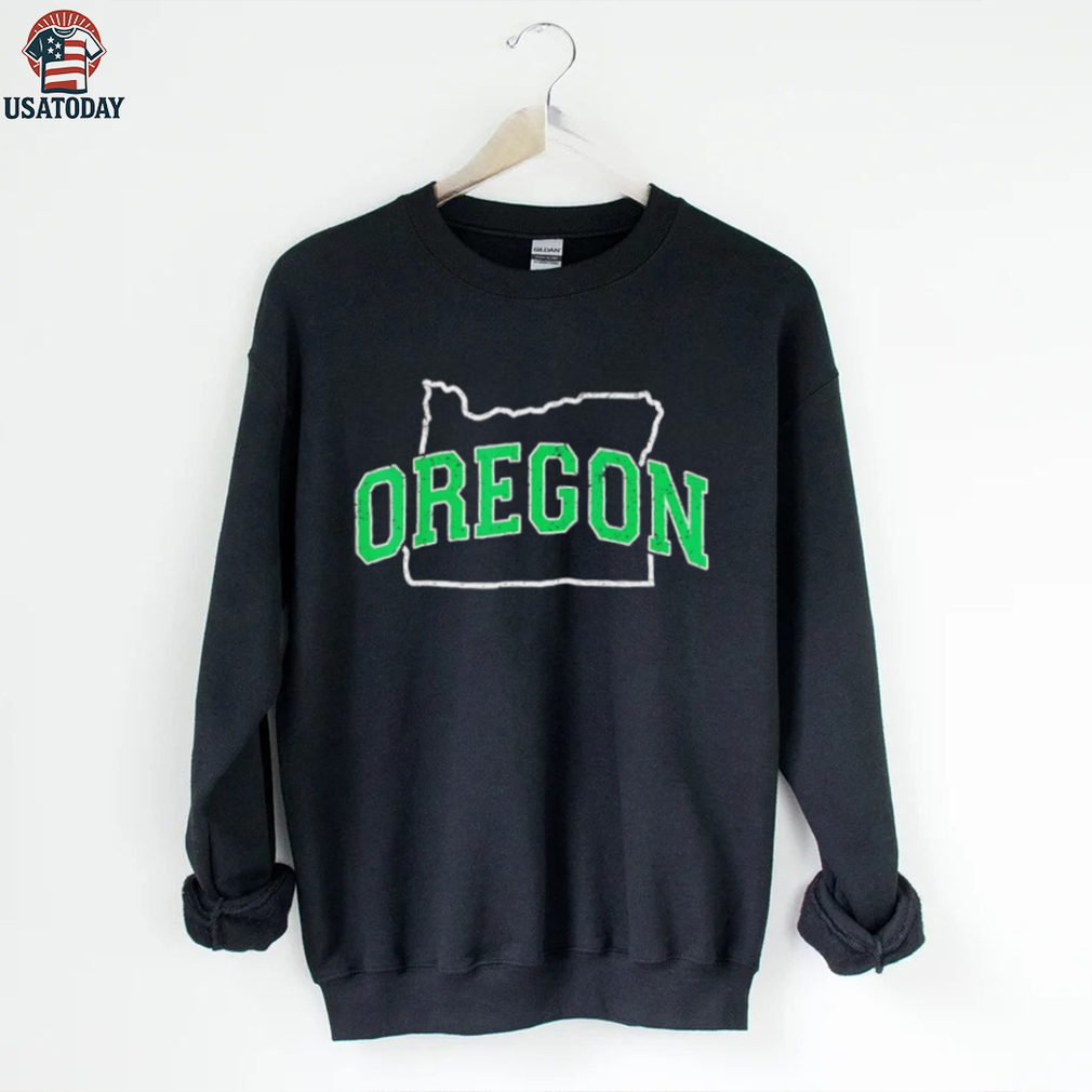 Oregon map green as Oregon Ducks shirt Oregon map green as Oregon Ducks shirt