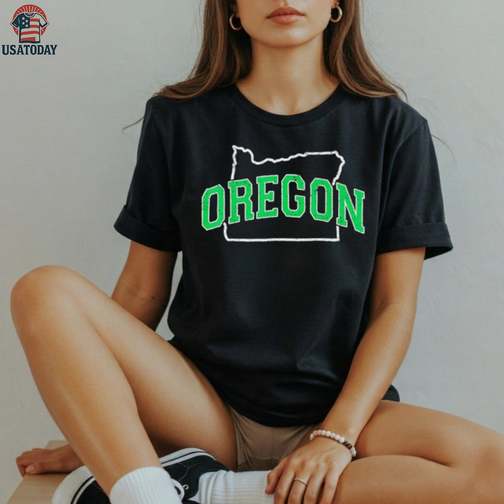 Oregon map green as Oregon Ducks shirt Oregon map green as Oregon Ducks shirt