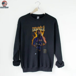 Ousmane Dembélé Paris Saint Germain FC UEFA Champions League graphic shirt