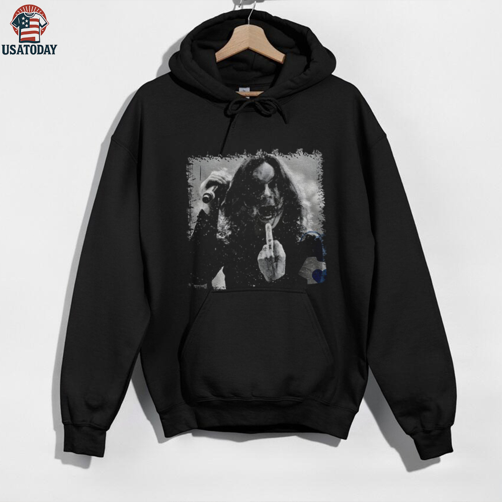 Ozzy Osbourne middle finger Black Sabbath singer RIP 2025 memorial shirt Ozzy Osbourne middle finger Black Sabbath singer RIP 2025 memorial shirt