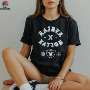 Las Vegas Raiders New Era Born x Raised logo shirt