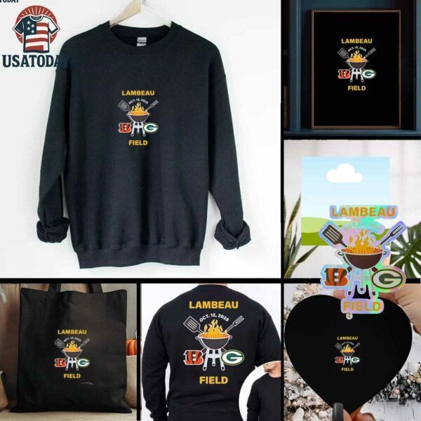 Packers vs Bengals 2025 NFL Lambeau Field shirt