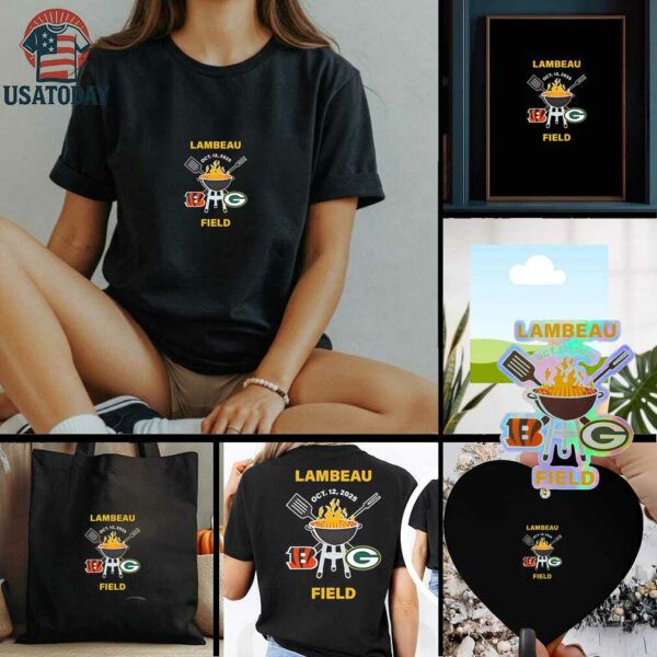 Packers vs Bengals 2025 NFL Lambeau Field shirt