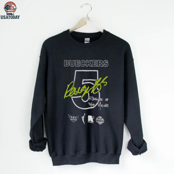 Paige Bueckers 5 Dallas Wings Basketball WNBA Rookie of the year shirt