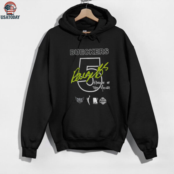 Paige Bueckers 5 Dallas Wings Basketball WNBA Rookie of the year shirt