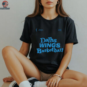 Paige Bueckers wearing Dallas Wings basketball shirt
