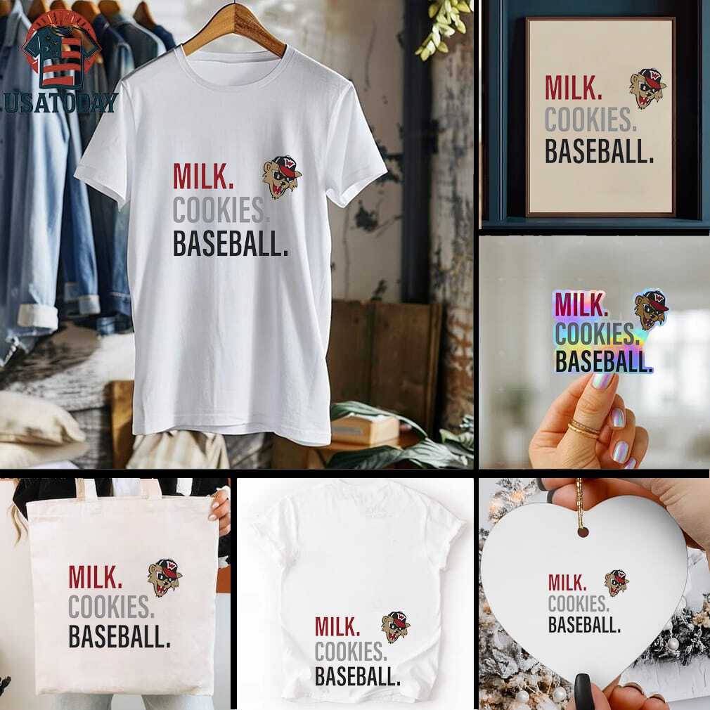 Milk cookies baseball Washington Wild Things logo shirt Milk cookies baseball Washington Wild Things logo shirt