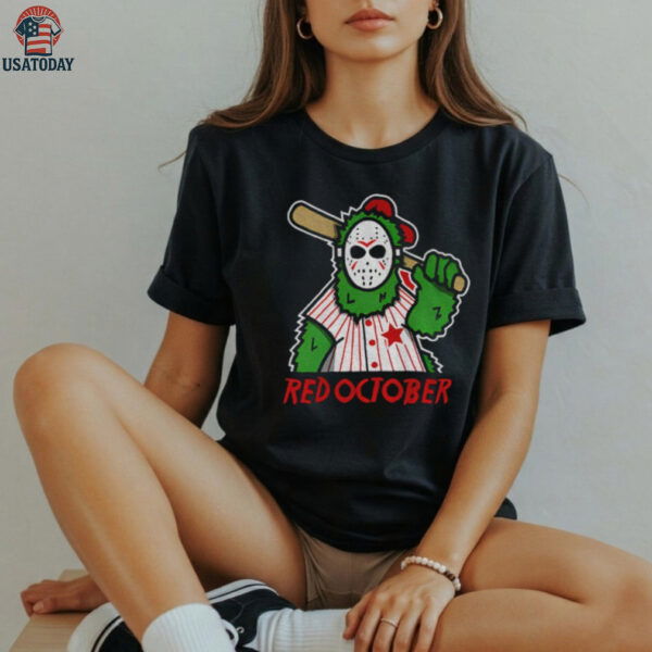 Phanatic X Jason Voorhees Philadelphia Phillies Baseball Halloween shirt