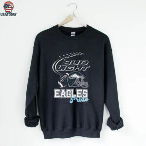 Philadelphia Eagles Bud Light pride helmet shirt