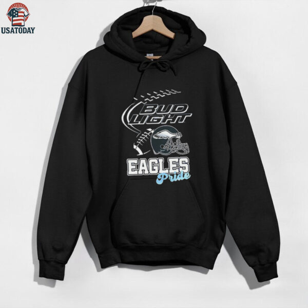 Philadelphia Eagles Bud Light pride helmet shirt