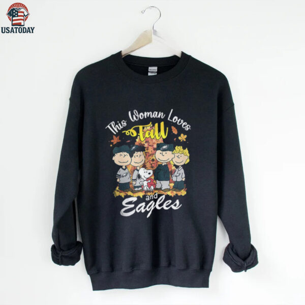 Philadelphia Eagles x Snoopy this woman loves fall shirt