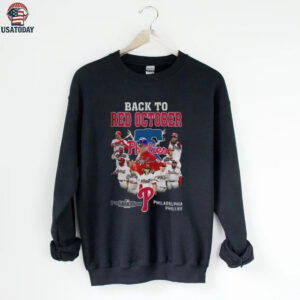 Philadelphia Phillies Back to Red October Postseason signatures shirt