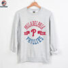 Philadelphia Phillies G III 4Her by Carl Banks Women's Super Slim Fit Lightweight City Graphic T Shirt