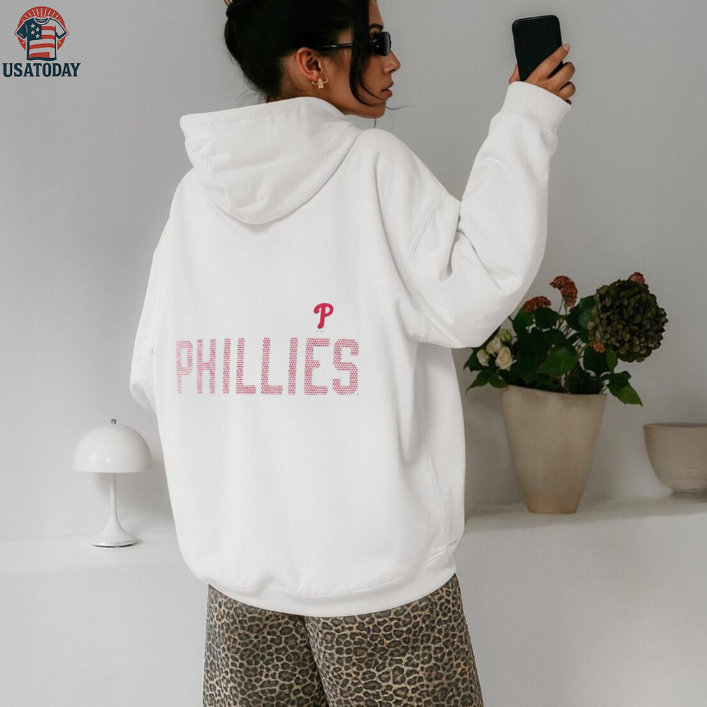 Philadelphia Phillies G III 4Her by Carl Banks Women’s Super Slim Fit Lightweight Dot Print V Neck T Shirt Philadelphia Phillies G III 4Her by Carl Banks Women’s Super Slim Fit Lightweight Dot Print V Neck T Shirt