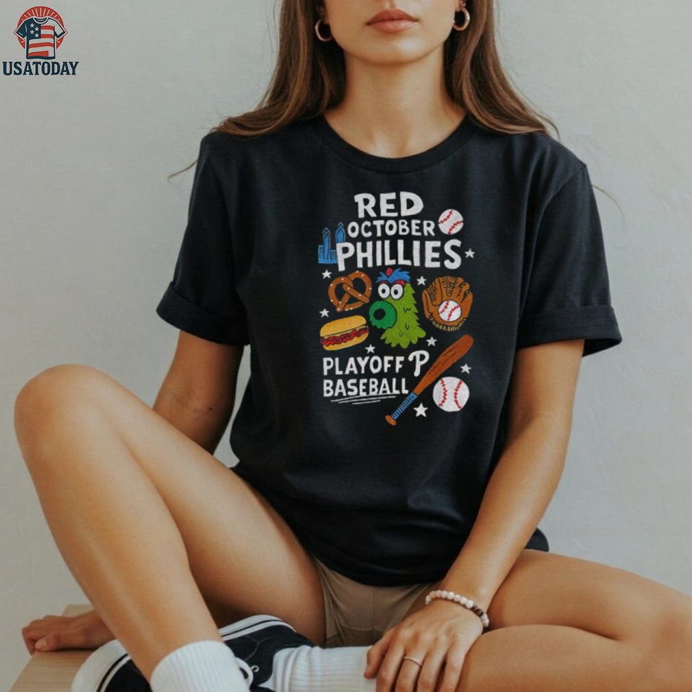 Philadelphia Phillies Phantic Red October Phillies playoff baseball MLB 2025 shirt Philadelphia Phillies Phantic Red October Phillies playoff baseball MLB 2025 shirt