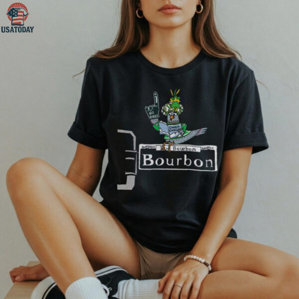 Pigeon Mexico Philadelphia Eagles Football NFL Go Birds Bourbon cartoon shirt