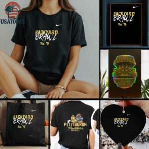 Pittsburgh Panthers Backyard Brawl Pitt mascot vintage shirt