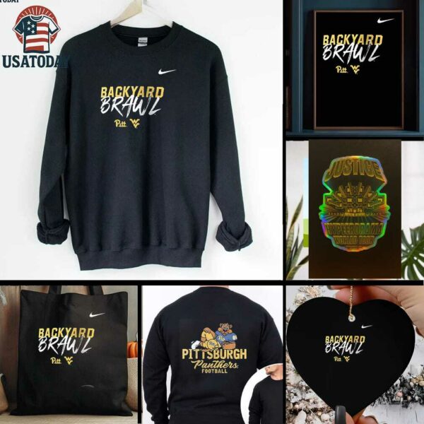 Pittsburgh Panthers Backyard Brawl Pitt mascot vintage shirt
