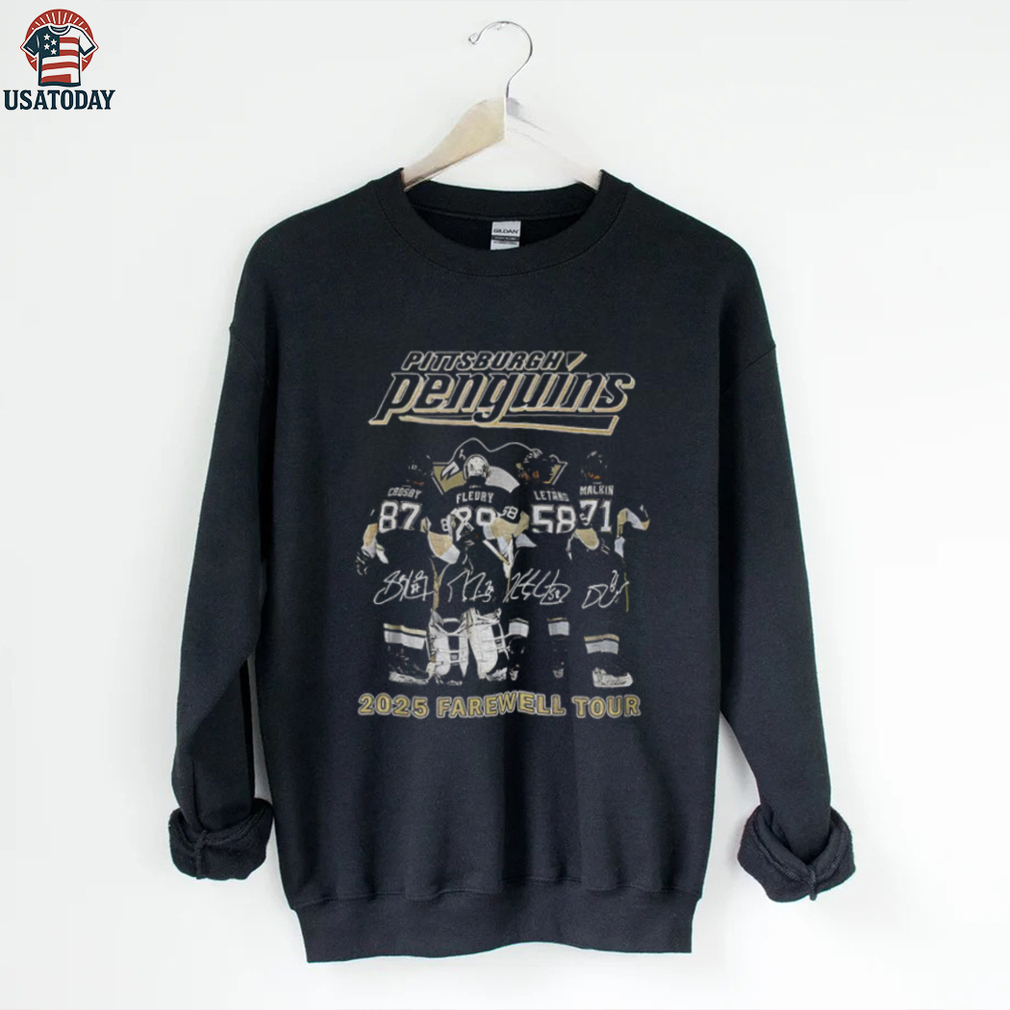 Pittsburgh Penguins NHL Hockey 2025 Farewell Tour signatures shirt Pittsburgh Penguins NHL Hockey 2025 Farewell Tour signatures shirt