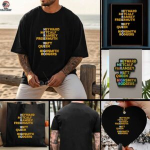 Pittsburgh Steelers Football Here We Go Names t shirt