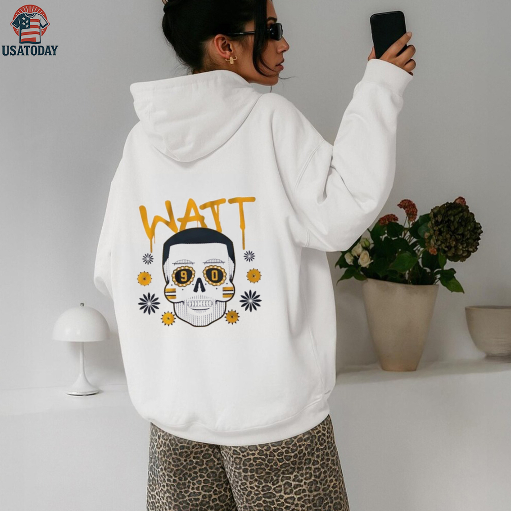 Pittsburgh Steelers T.J. Watt Sugar Skull Floral Remix shirt Pittsburgh Steelers T.J. Watt Sugar Skull Floral Remix shirt