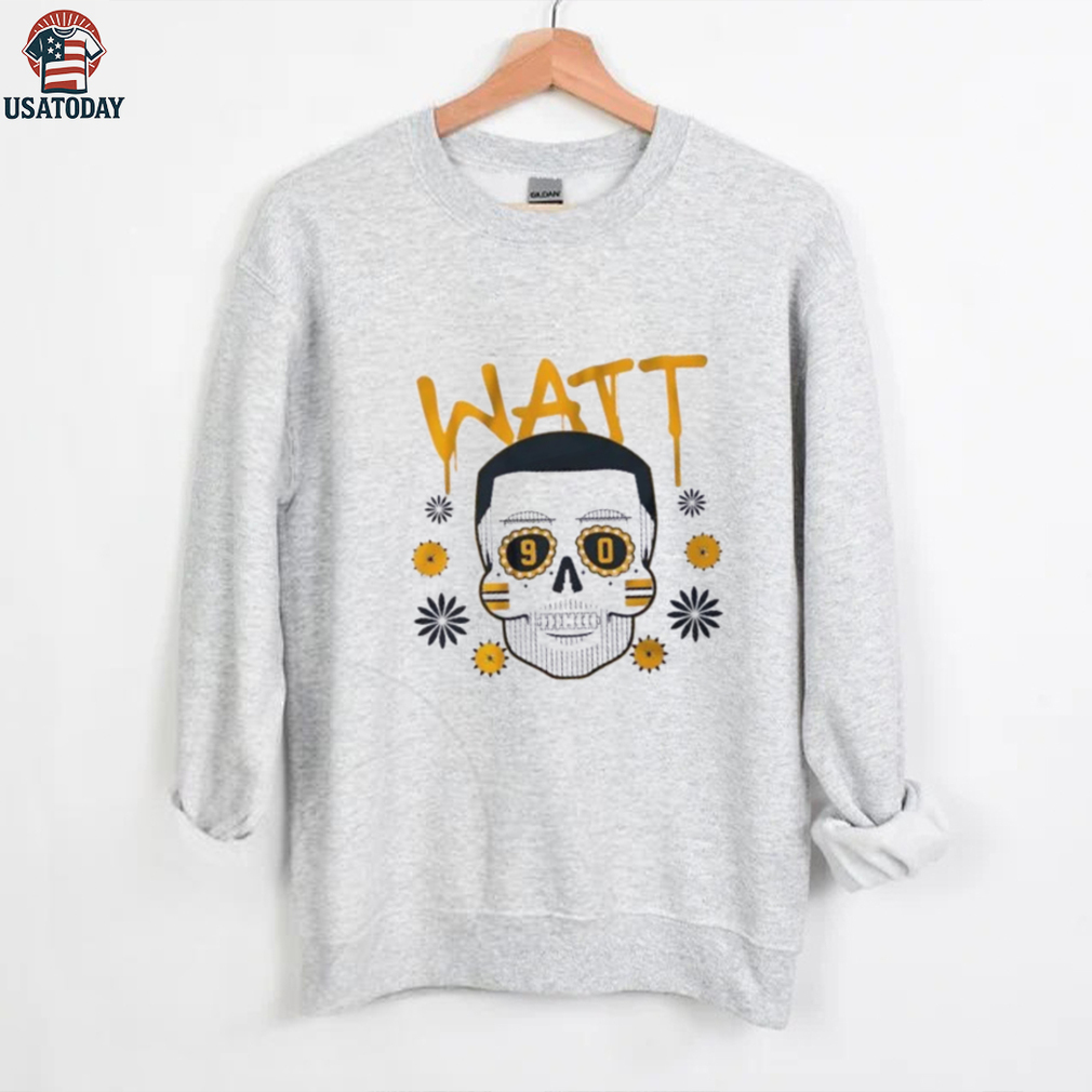 Pittsburgh Steelers T.J. Watt Sugar Skull Floral Remix shirt Pittsburgh Steelers T.J. Watt Sugar Skull Floral Remix shirt
