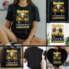 Pittsburgh Steelers city skyline Bradshaw and Roethlisberger legends Super Bowl signatures shirt