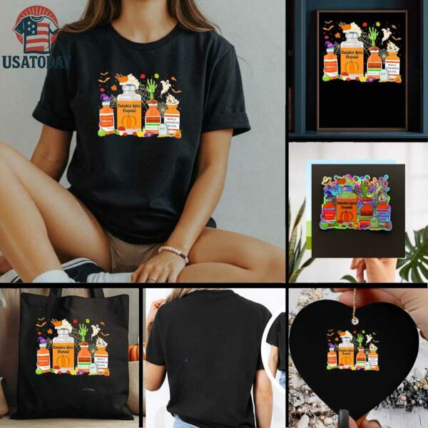 Pumpkin spice propofol spiced vanilla versed maple cinnamon naldol Halloween shirt