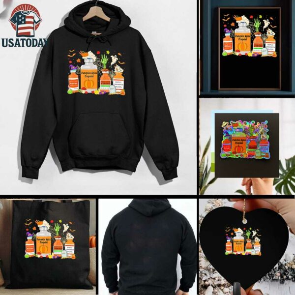 Pumpkin spice propofol spiced vanilla versed maple cinnamon naldol Halloween shirt
