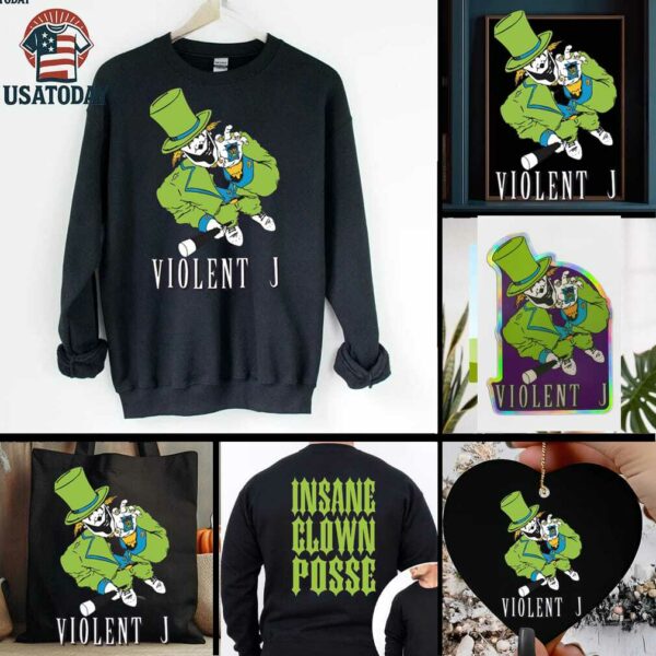 Purple OG Cartoon Violent J Shirt