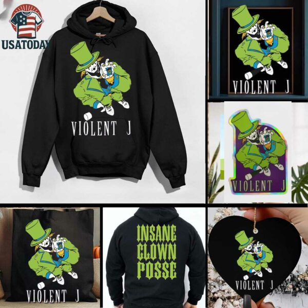 Purple OG Cartoon Violent J Shirt