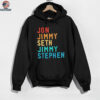 Jon Jimmy Seth Jimmy Stephen Free Speech shirt