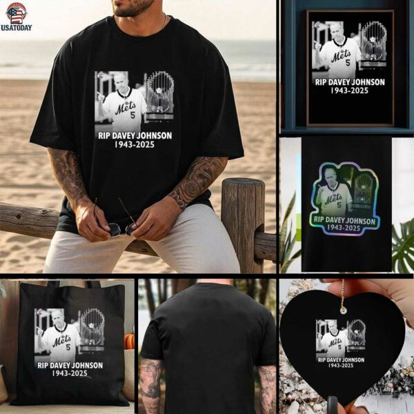 RIP Davey Johnson New York Mets 1943 2025 thank you the memories shirt