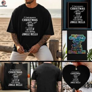 Raccoon if I had anymore christmas spirit Id be shitting jingle bells t shirt
