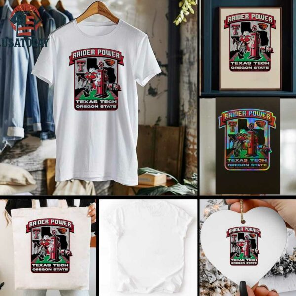 Raider Power Texas Tech Vs Oregon State 2025 Shirt