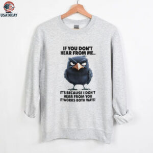 Raven If You Don’t Hear From Me It’s Because I Don’t shirt
